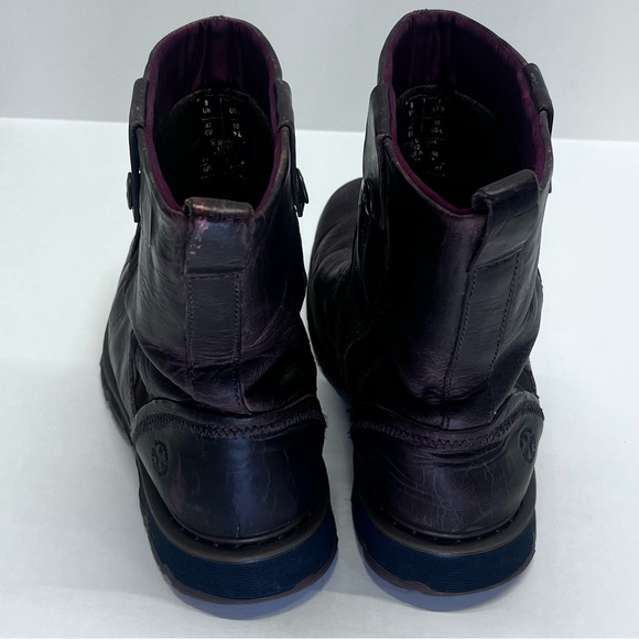 Dr. Martens Dark Brown Leather Boots - Picture 4 of 12